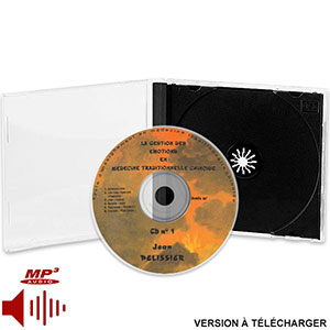 Le CD audio GESTION DES EMOTIONS EN MEDECINE TRADITIONNELLE CHINOISE (1ERE PARTIE) par Jean Pélissier.